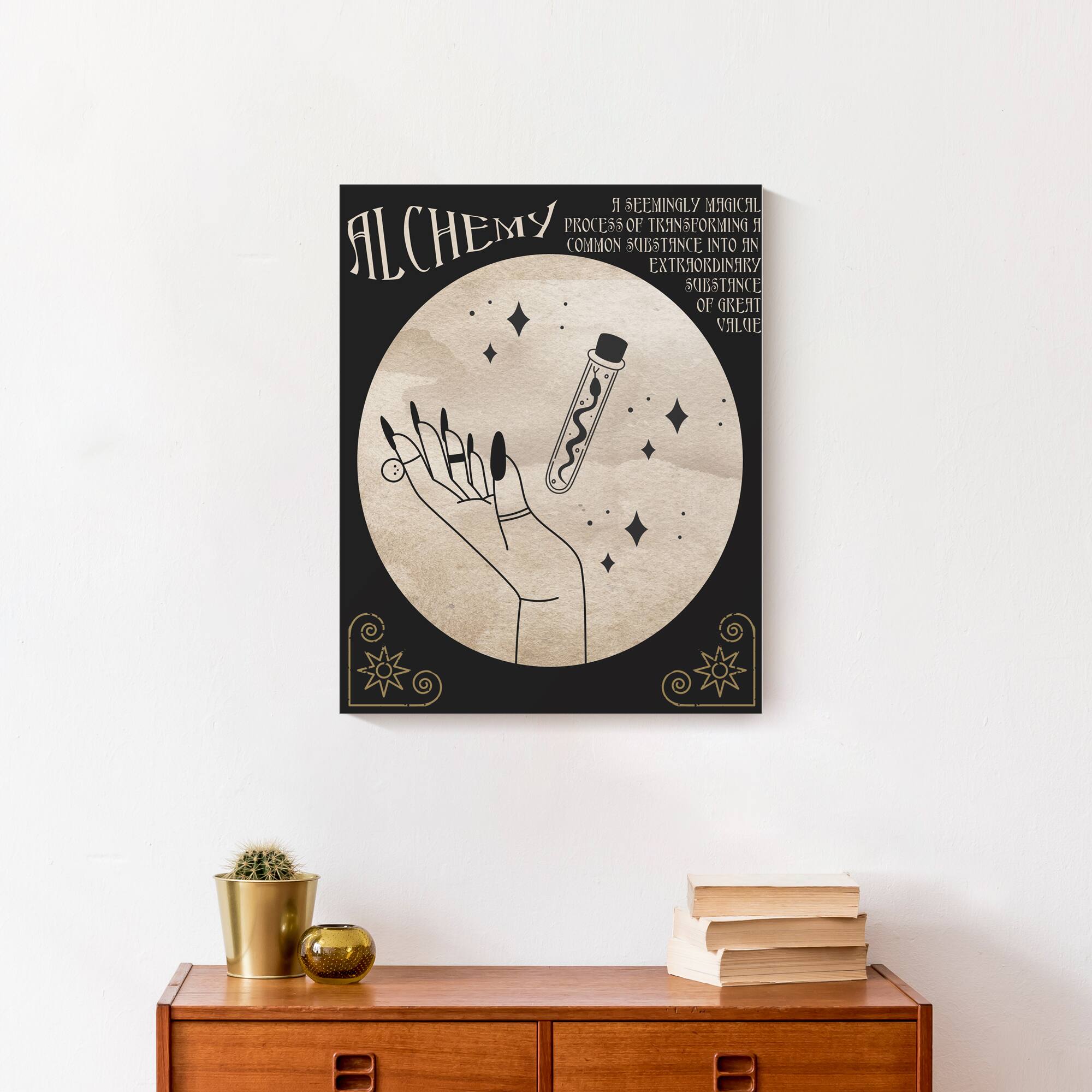Alchemy Hand Potion 8 16" x 20" Canvas Wall Art